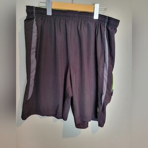 Spyder Black Active Shorts, Size XL (34)